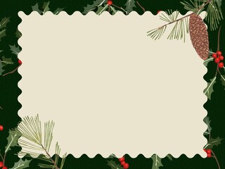 Green and Beige Classic Traditional Christmas Carol Service Presentation - 5