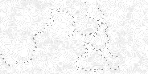 Abstract pattern with lines topographic map background. Topography and geography map grid abstract backdrop. Topographic cartography. Topographic Map. Topographic Relief. © MOHART PARK