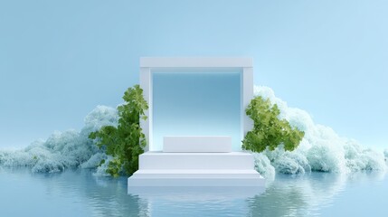 An open door to the sky.