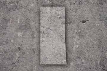 Karte von Saskatchewan auf verwittertem Beton