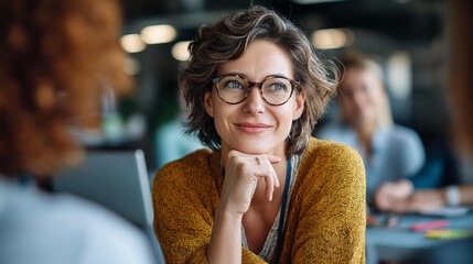 Multicultural faceless designer sharing ideas during meeting, defocused diverse creative, international artist, global innovator, worldwide creator consultation moment, with copy space