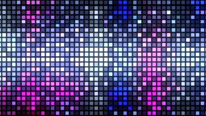 Obraz premium LED screen pixel display with repeating squares 