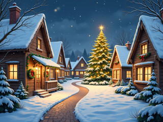 christmas greeting card