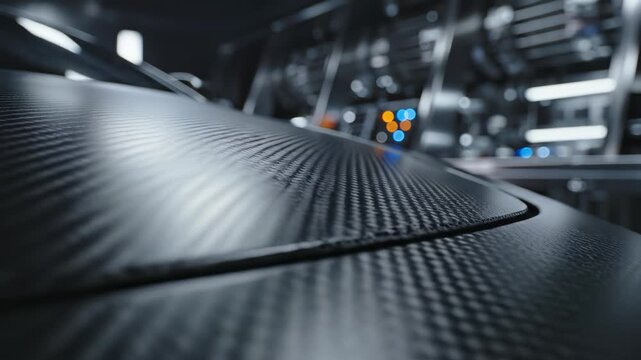 Closeup of textured surface in industrial setting