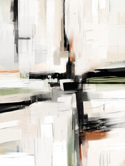 Bold and expressive abstract art with contrasting colors and striking lines, perfect for modern and vibrant interiors