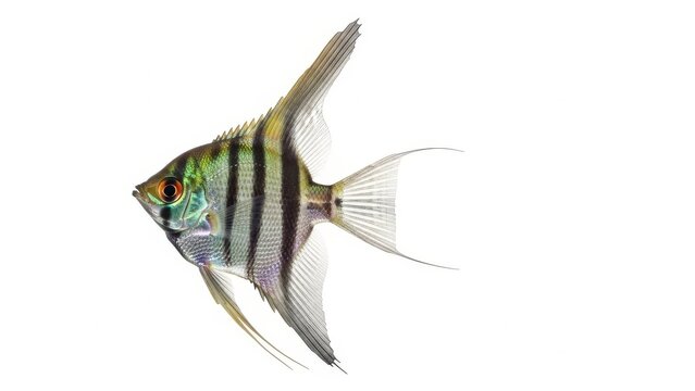 Angelfish Isolated Studio Portrait