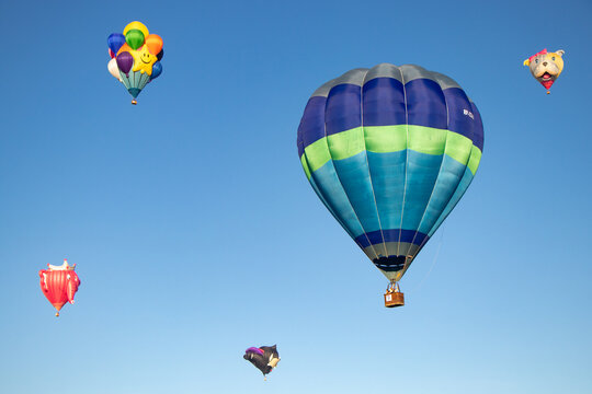 The Philippine International Hot Air Balloon Fiesta (PH Hot Air Balloon Festival) in New Clark City, Philippines