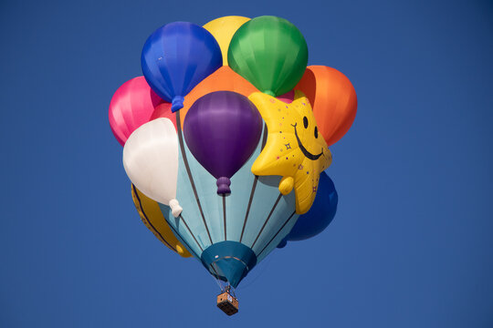 The Philippine International Hot Air Balloon Fiesta (PH Hot Air Balloon Festival) in New Clark City, Philippines