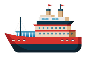 Obraz premium ship on white background (3)