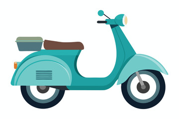 Obraz premium scooter on white background (12)