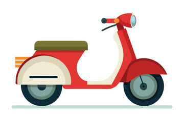 Obraz premium scooter on white background (10)