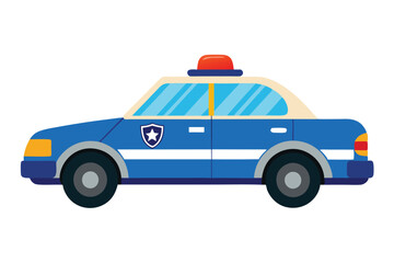 police car on white background (4) © Brojendra