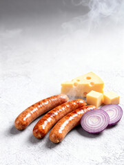 cheese sausages
