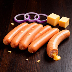 cheese sausages