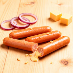 cheese sausages