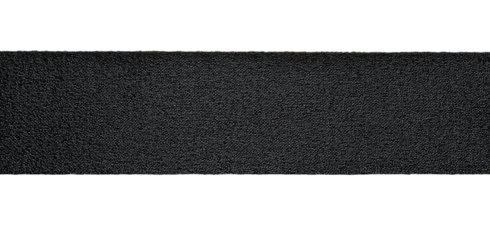 A close-up textured dark grey fabric sample with a slightly rough surface