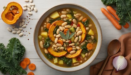 Delicious Autumnal Vegetable Soup, Flatfly