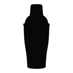 Cocktail shaker Vector, Silhouette, Illustration