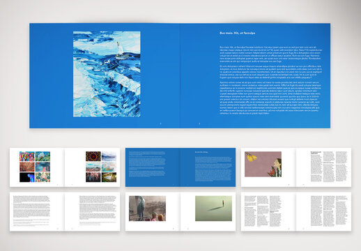 Art Book & Exhibition Catalog Template