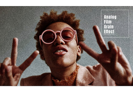 Analog Film Grain Photo Effect