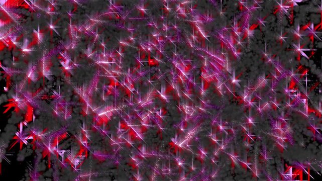 Fireworks Explosion on transparent background with alpha channel