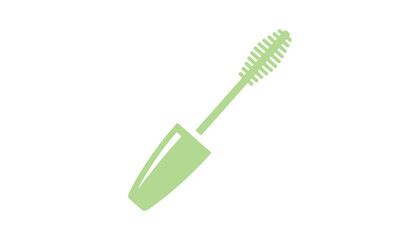 Design of a Mascara Glyph Icon. Stylized