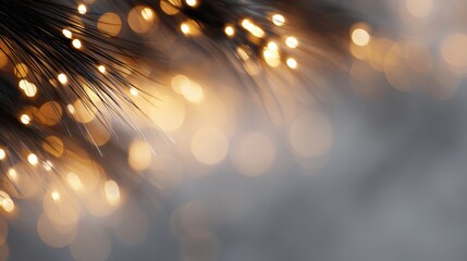 Festive future mindset background with luminous warmth