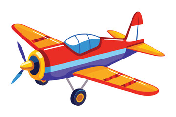 airplane on white background