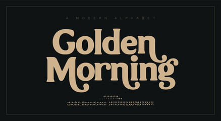 Vintage retro alphabet letters font and number. Typography Elegant Luxury classic lettering serif decorative fonts wedding concept. vector illustration © Dani_Desi