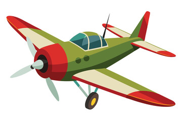 airplane on white background