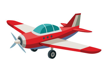 airplane on white background