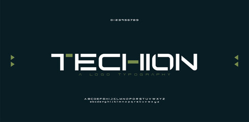 Abstract modern urban alphabet fonts. Typography sport, technology, fashion, digital, future creative logo font. vector illustration