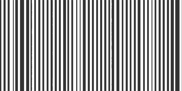 Black and white vertical stripes of varying widths creating a barcode pattern
