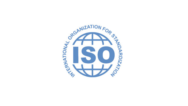 ISO International Organization for Standardization official logo on white background