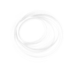 Abstract White Light Ring Brush Stroke on Black Background