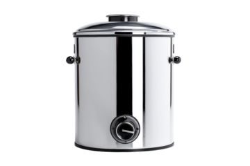 Home-use electric smoker isolated on transparent background