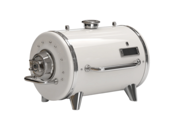 Outdoor electric smoker isolated on transparent background