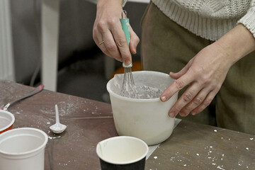 plaster, gypsum, hand-painted, colorful, handmade, handcrafted, figurine, statue, sculpture, home decor, interior, artistic, craft