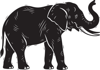 Fototapeta premium Ornate Mandala Elephant Line Art Illustration