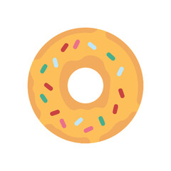Obraz premium Donut, sweet, food, bakery icon