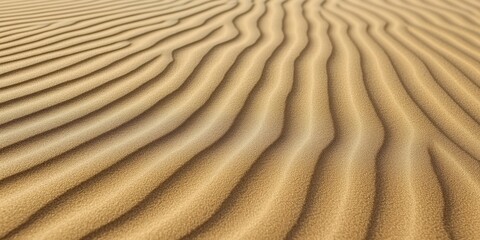 Stunning Sandy Background with Beautiful Ripples and Subtle Patterns Perfect for Text Overlays