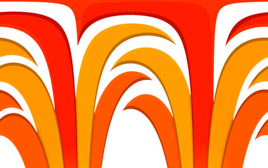 Here is a colorful abstract background design in orange and red