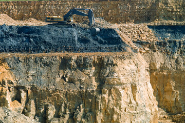 open cast mine mining quarry industrial site