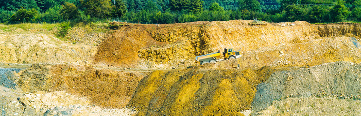 open cast mine mining quarry industrial site