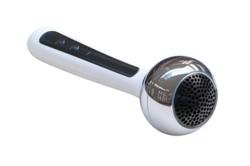 Vibrating body massager isolated on transparent background