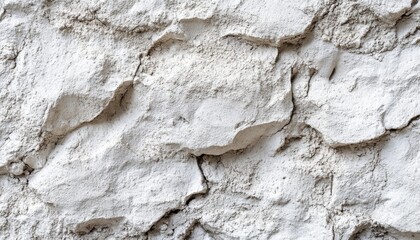 Obraz premium Distressed Interior Plaster Structure Texture with Antiqued White Cracked Wall and Shabby Surface