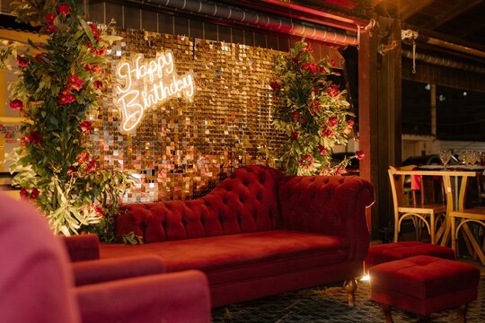 fifteen years anniversary decoration and food