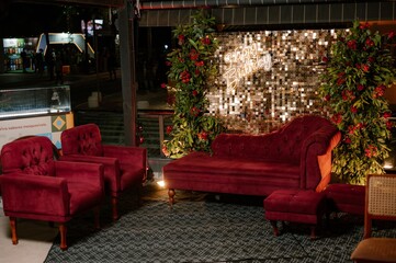 fifteen years anniversary decoration and food