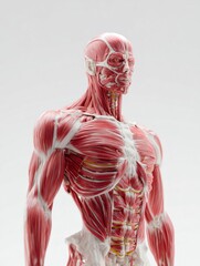 Human muscular system model for anatomy study