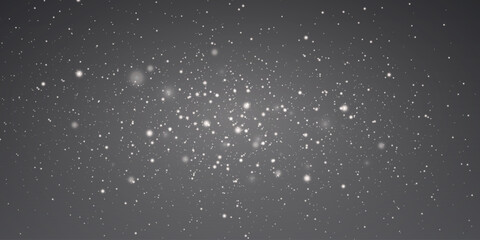 Magic white particles of magic dust and bokeh. © Oleksandr